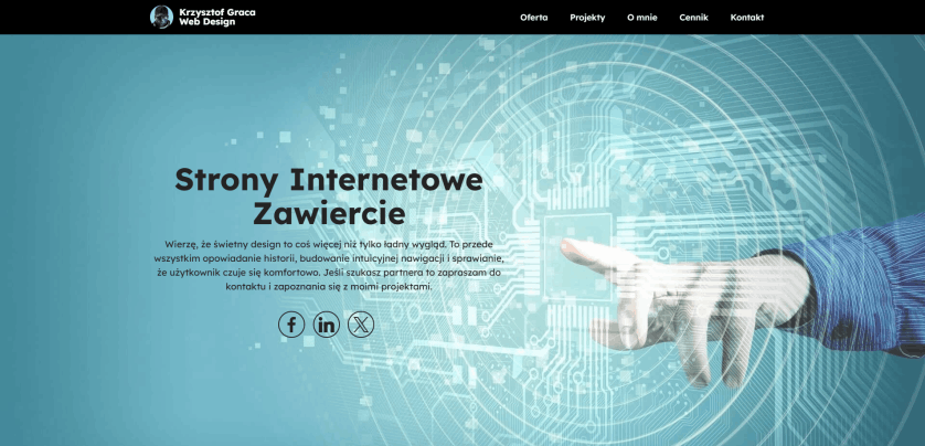 Strony internetowe Zawiercie - Krzysztof Graca